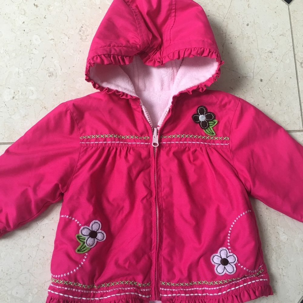 Reversible Fleece Jacket baby girl 12-18 MON